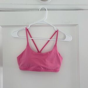 Athleta Hot Pink Strappy Sports Bralette